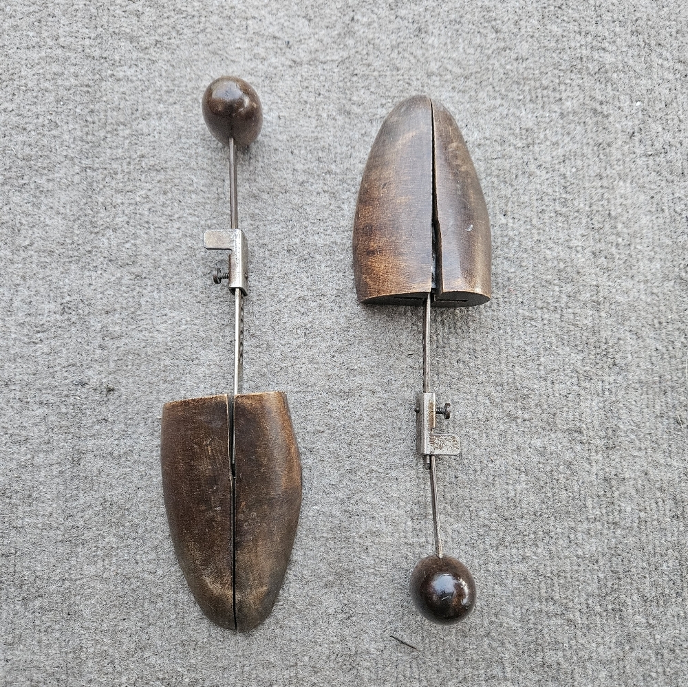 Vintage Pair Wood Shoe Stretchers